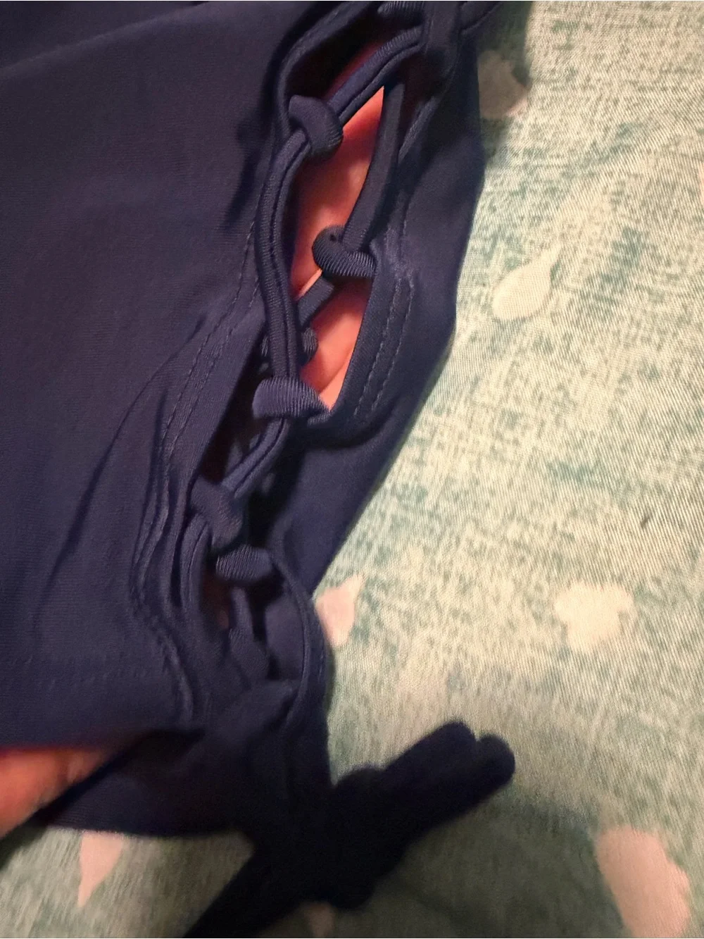 NEW NWT OXL WOMENS NAVY Swim Shorts with Side Tie. MUST BE BUNDLED